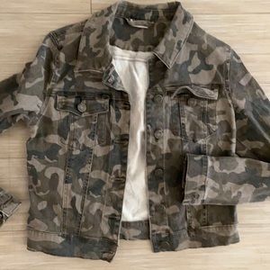Camo Cotton/Jean Jacket